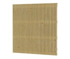 Tuinscherm vuren 180x180 cm verticale latten geïmpregneerd Elan