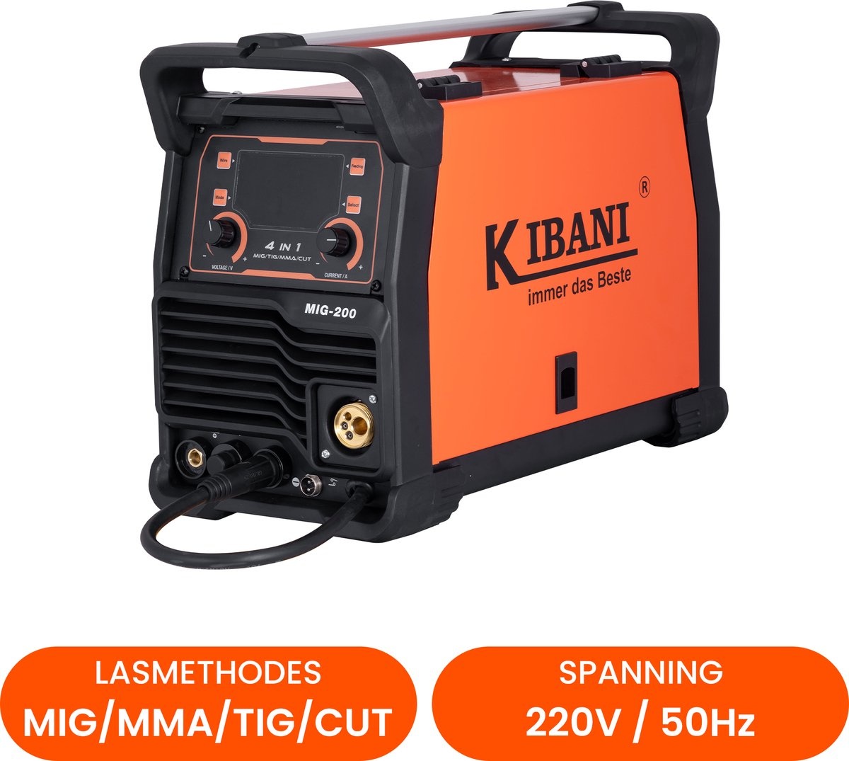 Kibani Lasapparaat 4-in-1