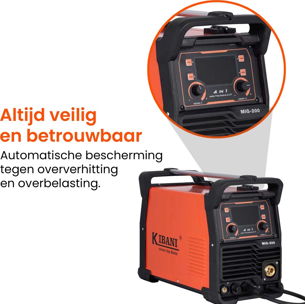 Kibani Lasapparaat 4-in-1