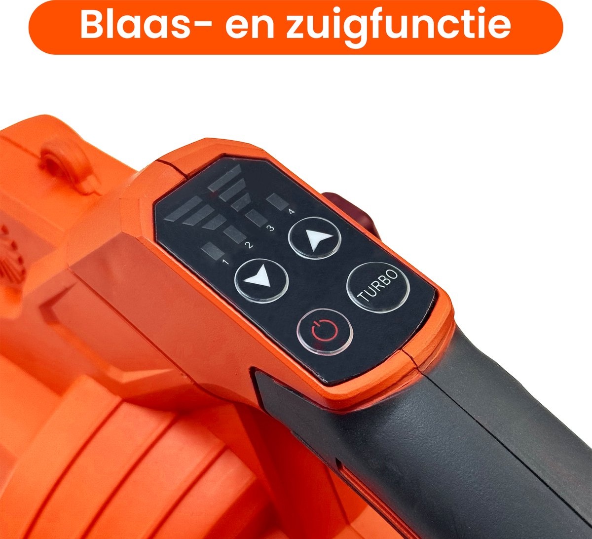 Accu bladblazer en zuiger in één