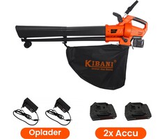 Accu bladblazer en zuiger in één