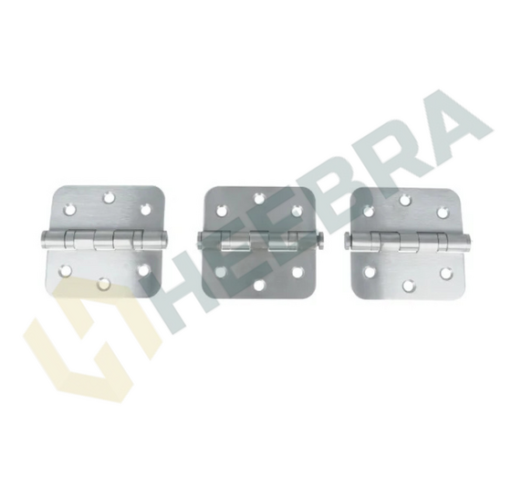 Complete Set voor Poortdeuren PC72 RVS – Inclusief Scharnieren, Slot & Beslag