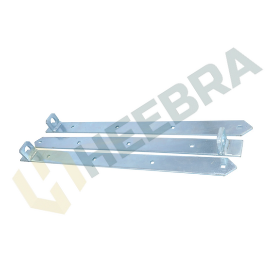 Complete Set voor Poortdeuren Extra Breed PC72 RVS – Inclusief Slot, Scharnieren & Beslag