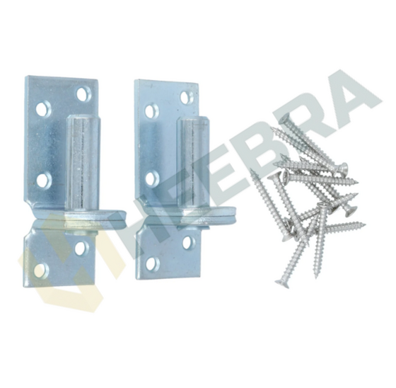 Complete Set voor Poortdeuren Luxe PC72 RVS – Inclusief Slot, Plaatduimen & Beslag