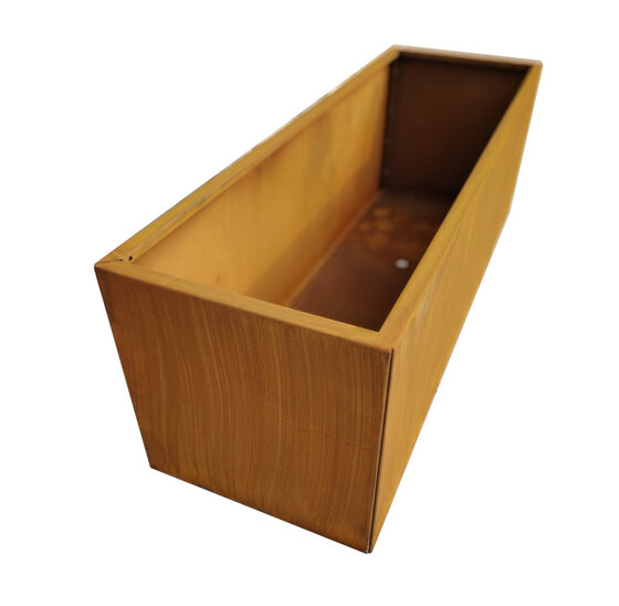 Rechthoekige Plantenbak 400x1200x400 mm – Cortenstaal | Eenvoudige Montage