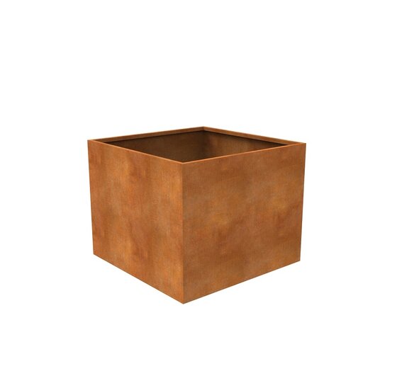 Vierkante Plantenbak 1000x1000x800 mm – Cortenstaal | Eenvoudige Montage