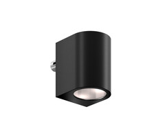 Architecturale boogvormige wandverlichting zwart 230V