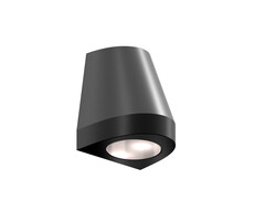 Architecturale kegelvormige wandverlichting zwart 85 mm 230V