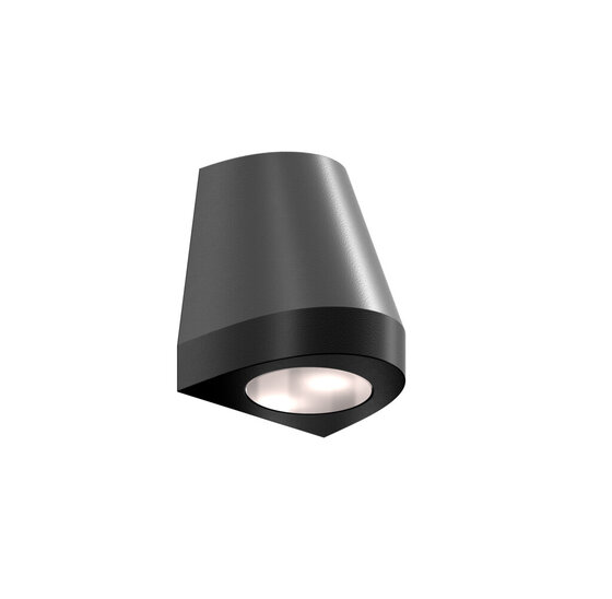 Architecturale Kegelvormige Wandverlichting Zwart 85mm 230V