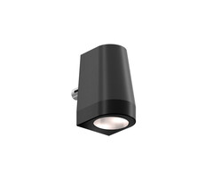 Architecturale kegelvormige wandverlichting zwart 55 mm 230V
