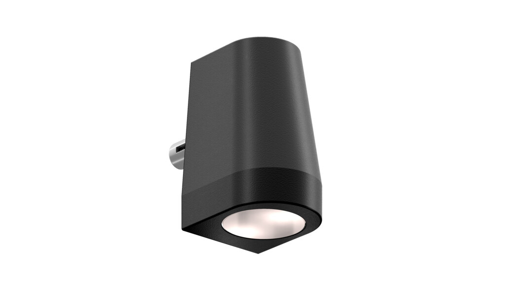 Kegelvormige Wandverlichting Zwart 55mm 230V Architecturaal