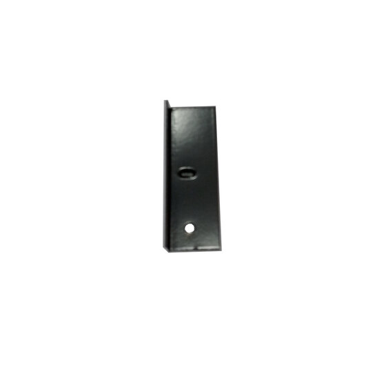Verbindingsplaatje daktrim zwart 60x30x7 mm voor trim 710030/710135/710235
