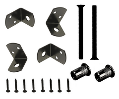 Uni-beslag met patentbouten en schroeven 100 mm