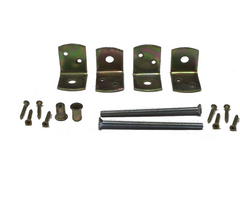 Uni-beslag met patentbouten en schroeven 100 mm