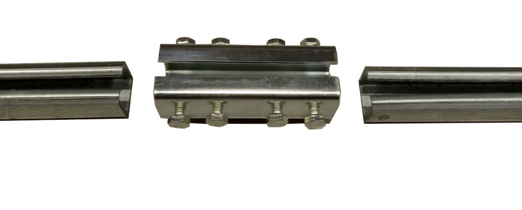 C-profielgeleider 3000 mm voor schuifpoorten en railgeleidingen – 53x42 mm, 2,5 mm dik, max. 180 kg