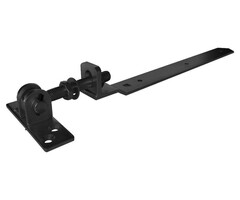 Verstelbaar poortbeslag met bocht 10 mm