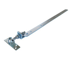 Verstelbaar poortbeslag met bocht