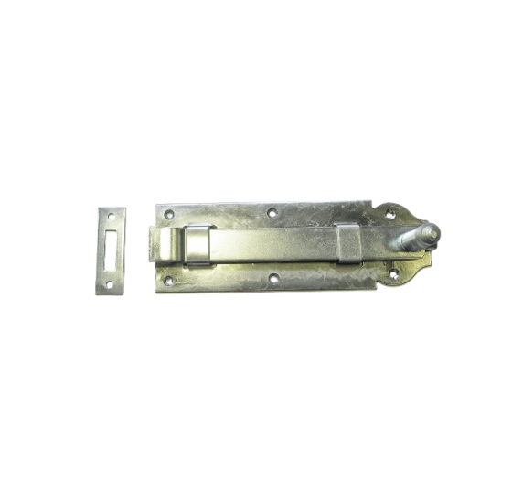 Rolschuif met bocht 200x65 mm [2 mm] – Zware stalen rolsluiting met montageplaat 200x65x2 mm voor poorten en deuren