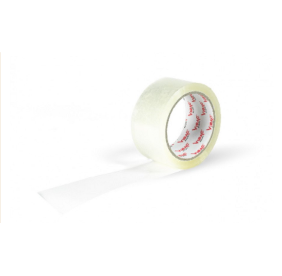 Verpakkingstape transparant 66m x 50mm, 28 micron dikte