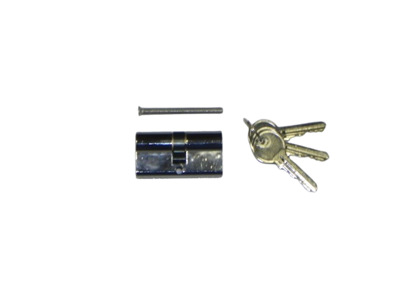 Gelijksluitende cilinder 30/30 mm met 3 sleutels