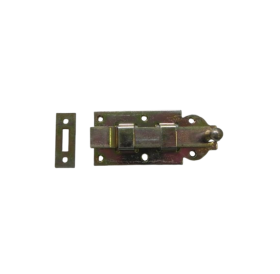 Rolschuif vlak 200x65 mm van 2 mm staal voor poorten en deuren