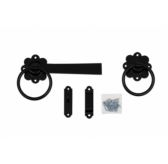 Ringheksluiting 178 mm voor poorten en hekwerken, geleverd op kaart