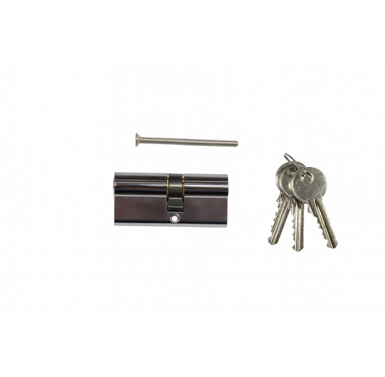 Asymmetrische deurcilinder 30/40 mm met 3 sleutels
