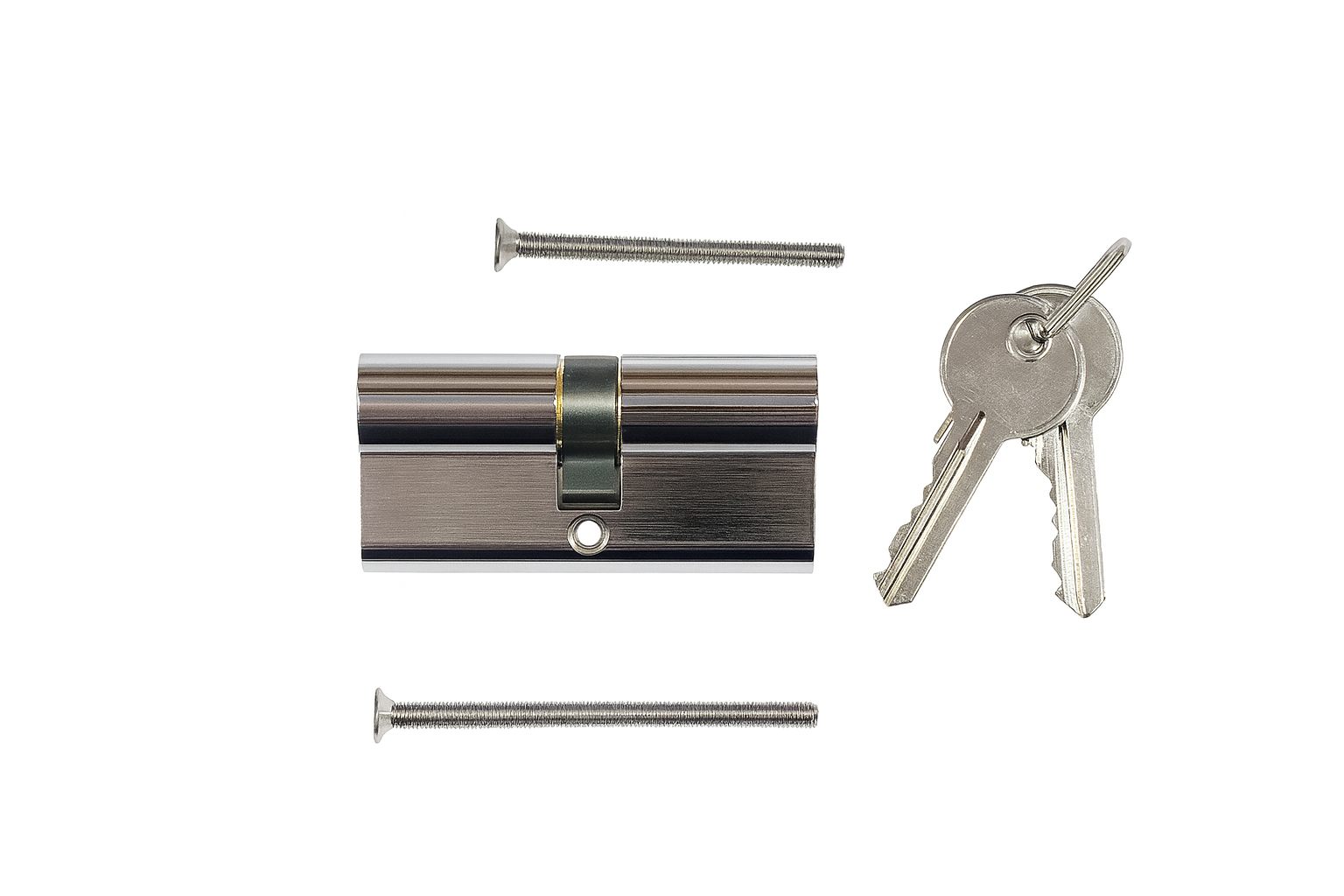 Dubbele cilinder 40/45 mm met sleutels en montageschroeven