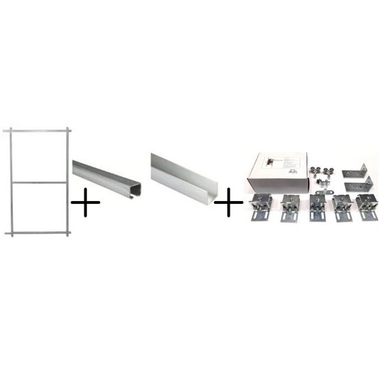 Plafondbevestigingsets voor schuifpoorten 1365x1900mm