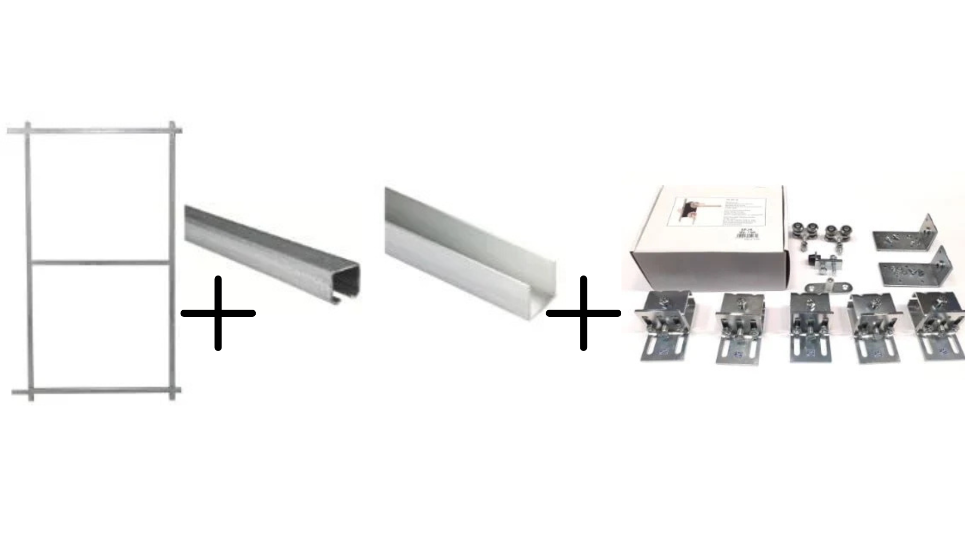 Plafondbevestigingsets voor schuifpoorten 1500x1900mm