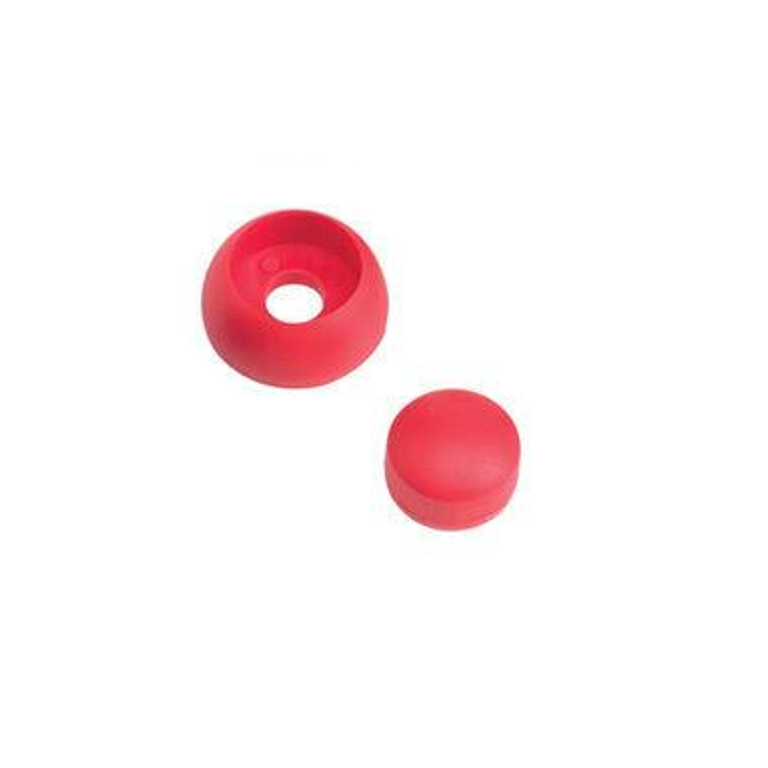 Afwerkdop Ø35mm - Rood