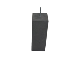 Betonpoer 20x20x58 cm met facetrand voor veranda en overkapping