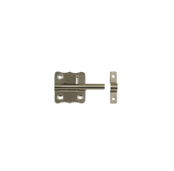Schuifgrendel met plaat 50x50x0,8 mm