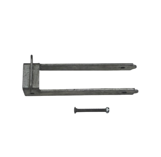 Valbeugel 350 x 77 mm inclusief slotbout en moer voor stevige vergrendeling