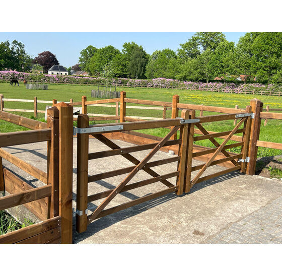 Valbeugel 350 x 77 mm inclusief slotbout en moer voor stevige vergrendeling