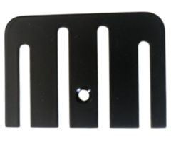 Afstandhouder zwart poedercoating