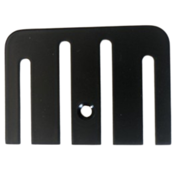 Afstandhouder zwart met duurzame poedercoating voor montage en afstandsbepaling