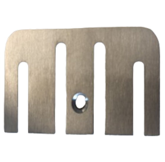 Afstandhouder in satijnglans voor nauwkeurige en nette montage