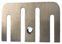 Afstandhouder in satijnglans voor nauwkeurige en nette montage