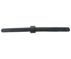 Rustiek muuranker aluminium zwart gepoedercoat met RVS draadstang M8x125 mm punt