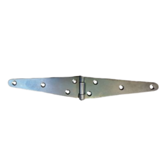Staartheng 150 mm – Staalplaat scharnier voor poorten, deuren en hekwerken, 2 mm dik