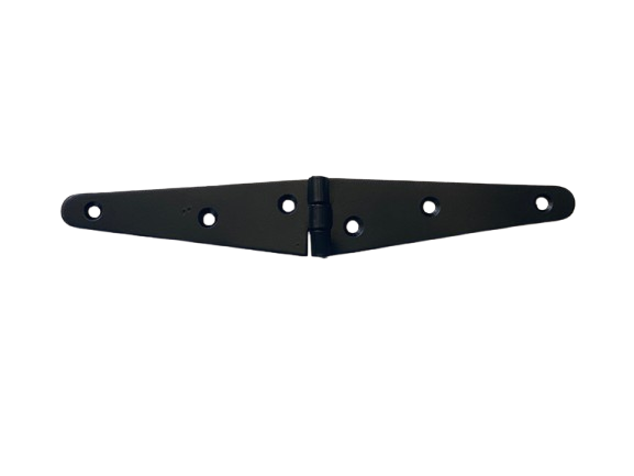 Staartheng zwart 100 mm - 2 mm dik