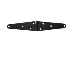Staartheng zwart 125 mm - 2 mm dik