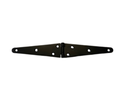 Staartheng zwart 150 mm - 2 mm dik
