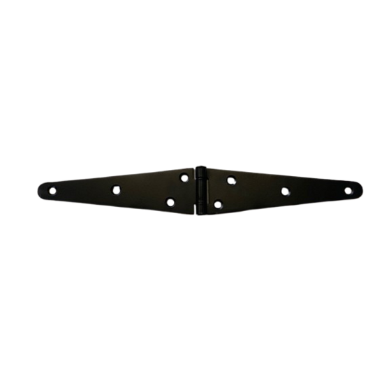 Staartheng Zwart 150 mm - 2 mm Dik