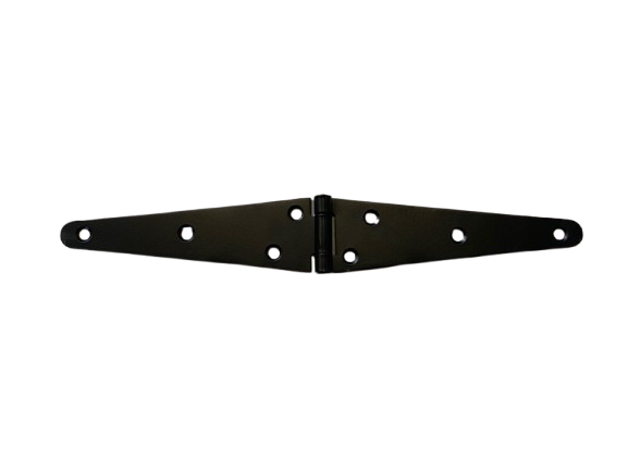 Staartheng Zwart 150 mm - 2 mm Dik
