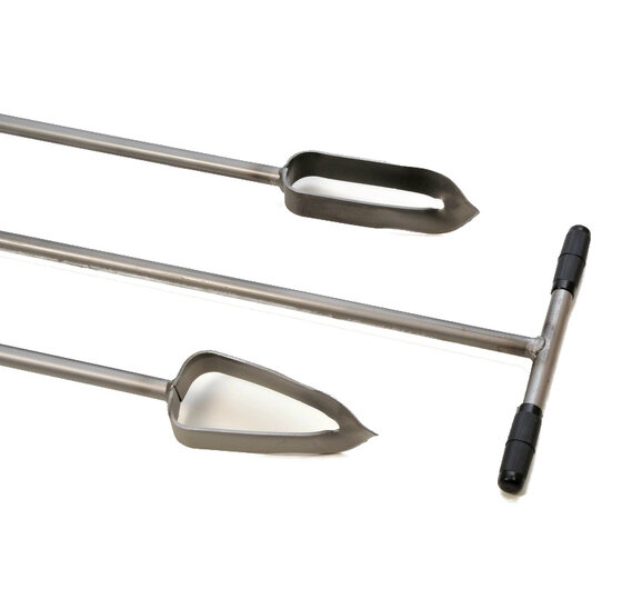 Handgrondboor met gedraaide punt 75 mm voor palen en planten