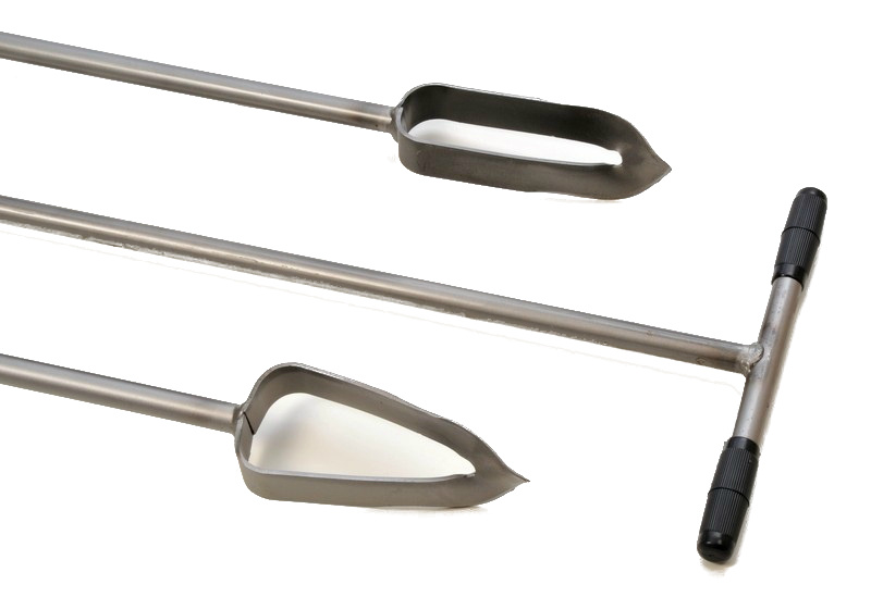 Grondboor 75 mm met gedraaide punt voor palen en planten