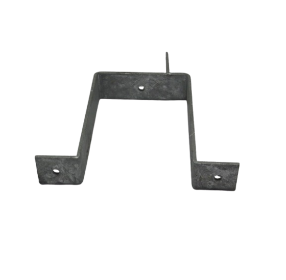 Terrasschermbeugel met lip 139x103x40 mm - 4 mm staal