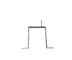 Terrasschermbeugel met lip 139x103x40 mm - 4 mm staal